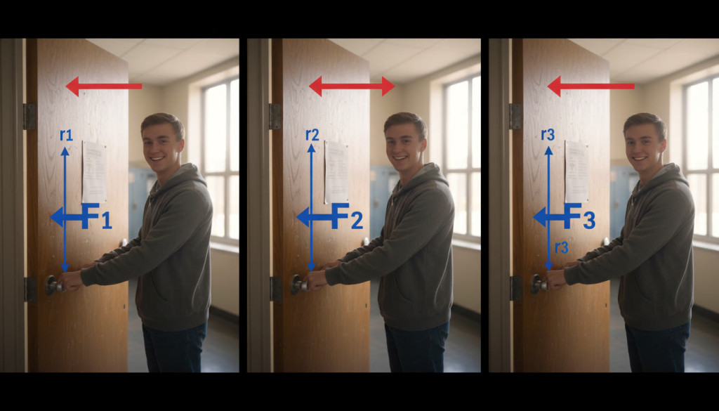 Physics 1 Rotation Basics: Building Intuition for τ = r × F - Sparkl