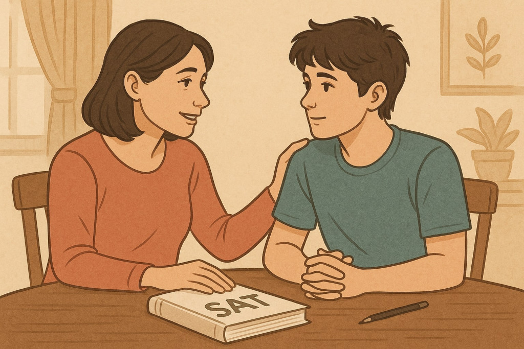 What to Say (and Not Say) After a Low SAT Score: Parent Scripts That Calm, Coach, and Connect